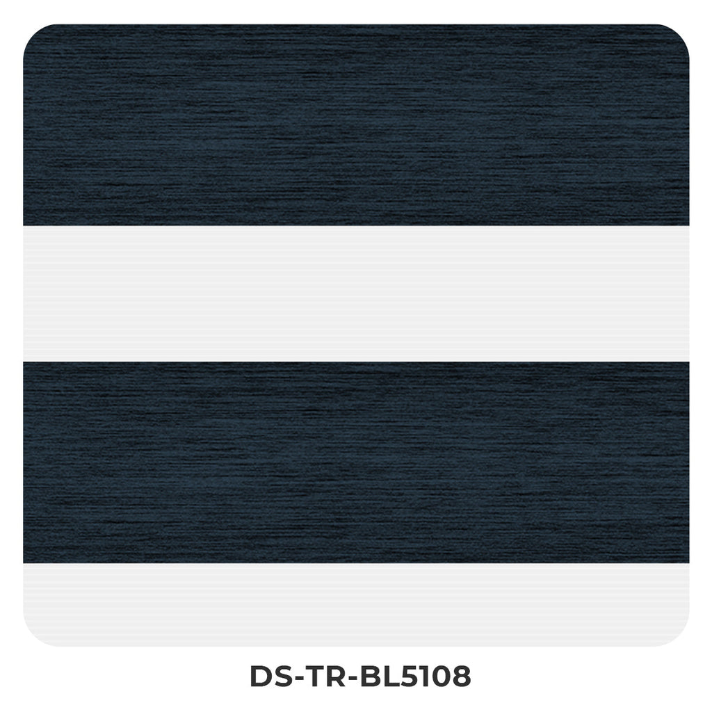 HDJDRAPI  3-Step Installation No Drill Zebra Blinds Cordless & Push-Pull for Soft Translucent Light Easy DIY Window Shades