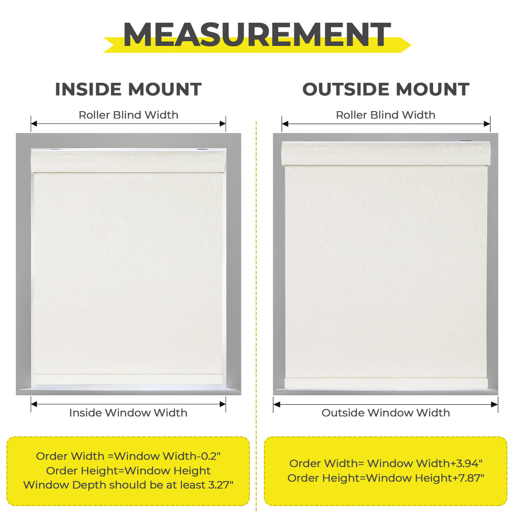 HDJDRAPI Cordless Blackout Roller Blinds with Cassette, Nano-Polymer Fabric, Customizable
